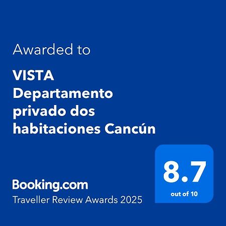 Vista Departamento Privado Dos Habitaciones Cancún Exteriér fotografie